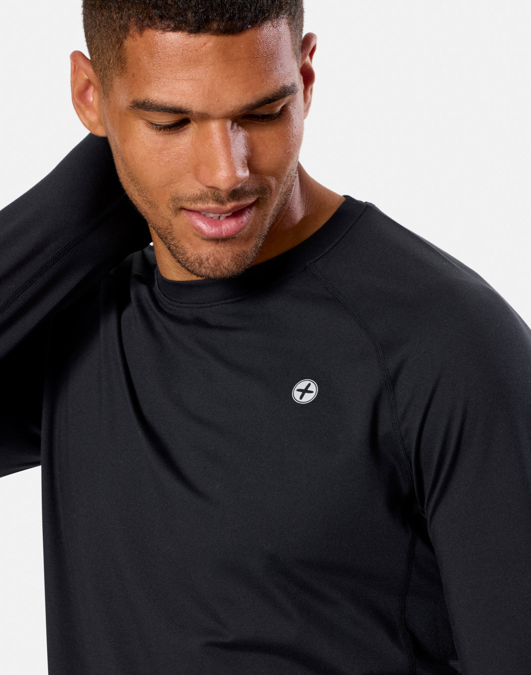 Gym+Coffee Relentless Long Sleeve Tee (Mens) - Black