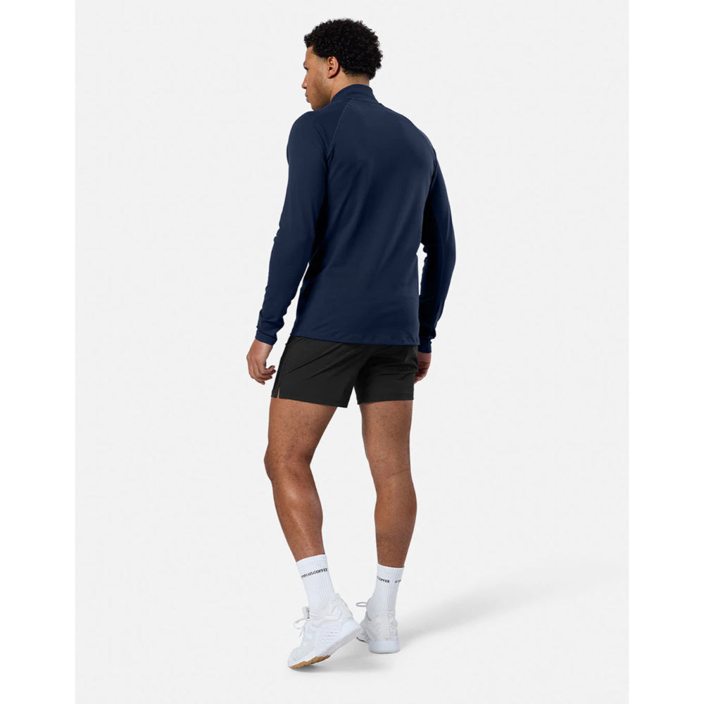 Gym+Coffee Relentless 1/4 Zip (Mens) - Twilight Navy