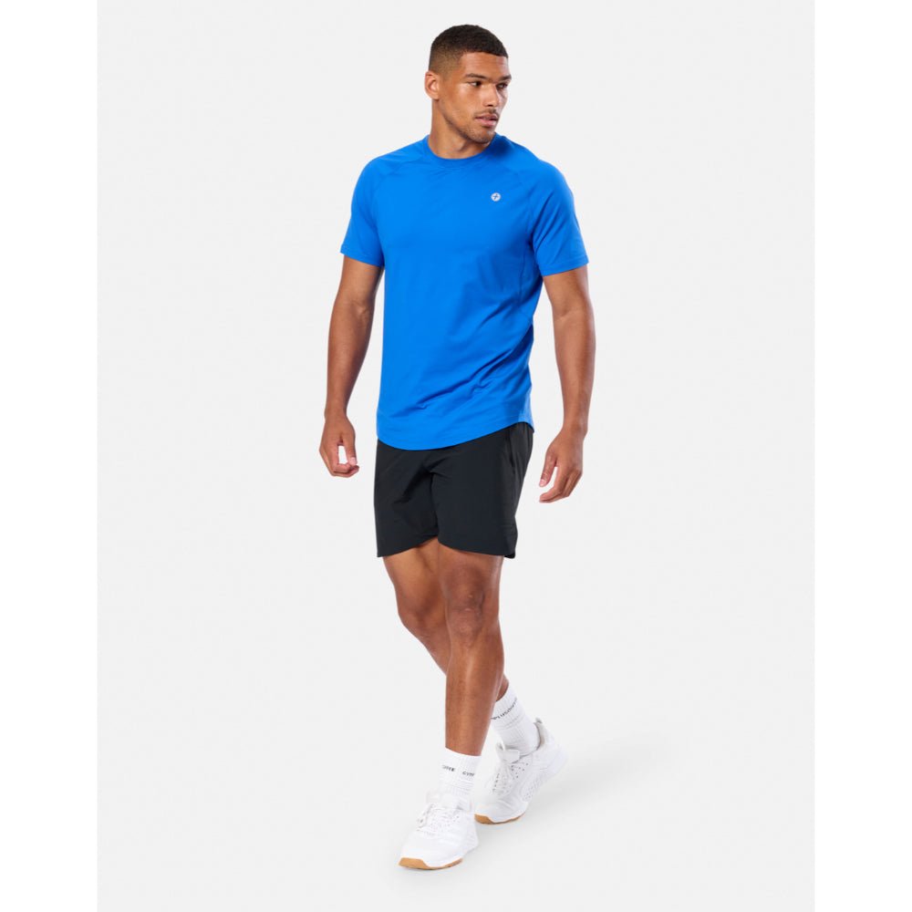 Gym+Coffee Relentless Tee (Mens) - Azure Blue