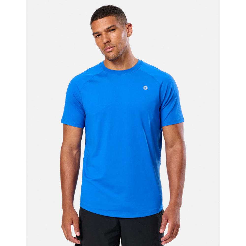 Gym+Coffee Relentless Tee (Mens) - Azure Blue