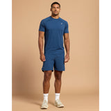 Gym+Coffee Relentless Tee (Mens) - Petrol Blue