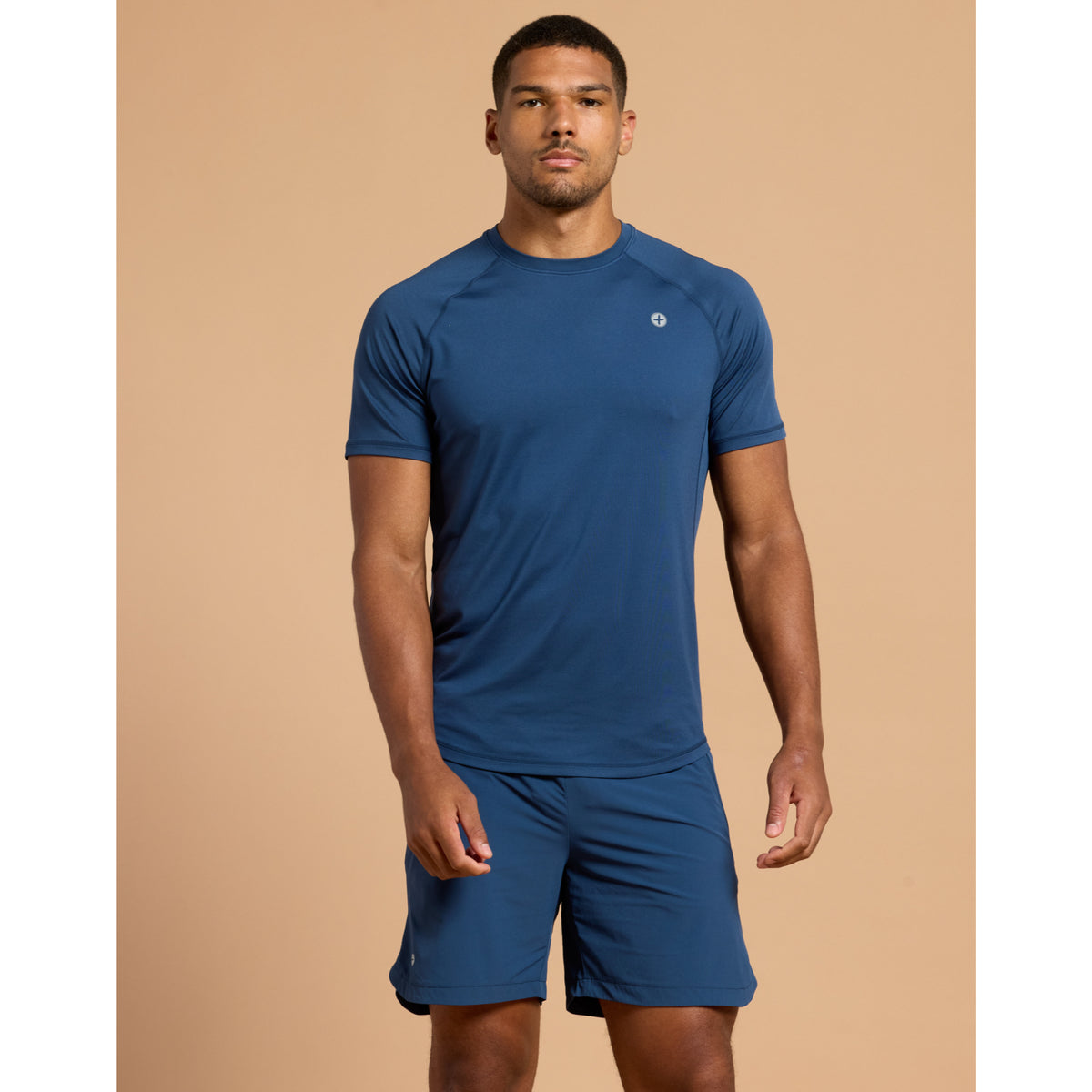 Gym+Coffee Relentless Tee (Mens) - Petrol Blue