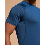 Gym+Coffee Relentless Tee (Mens) - Petrol Blue