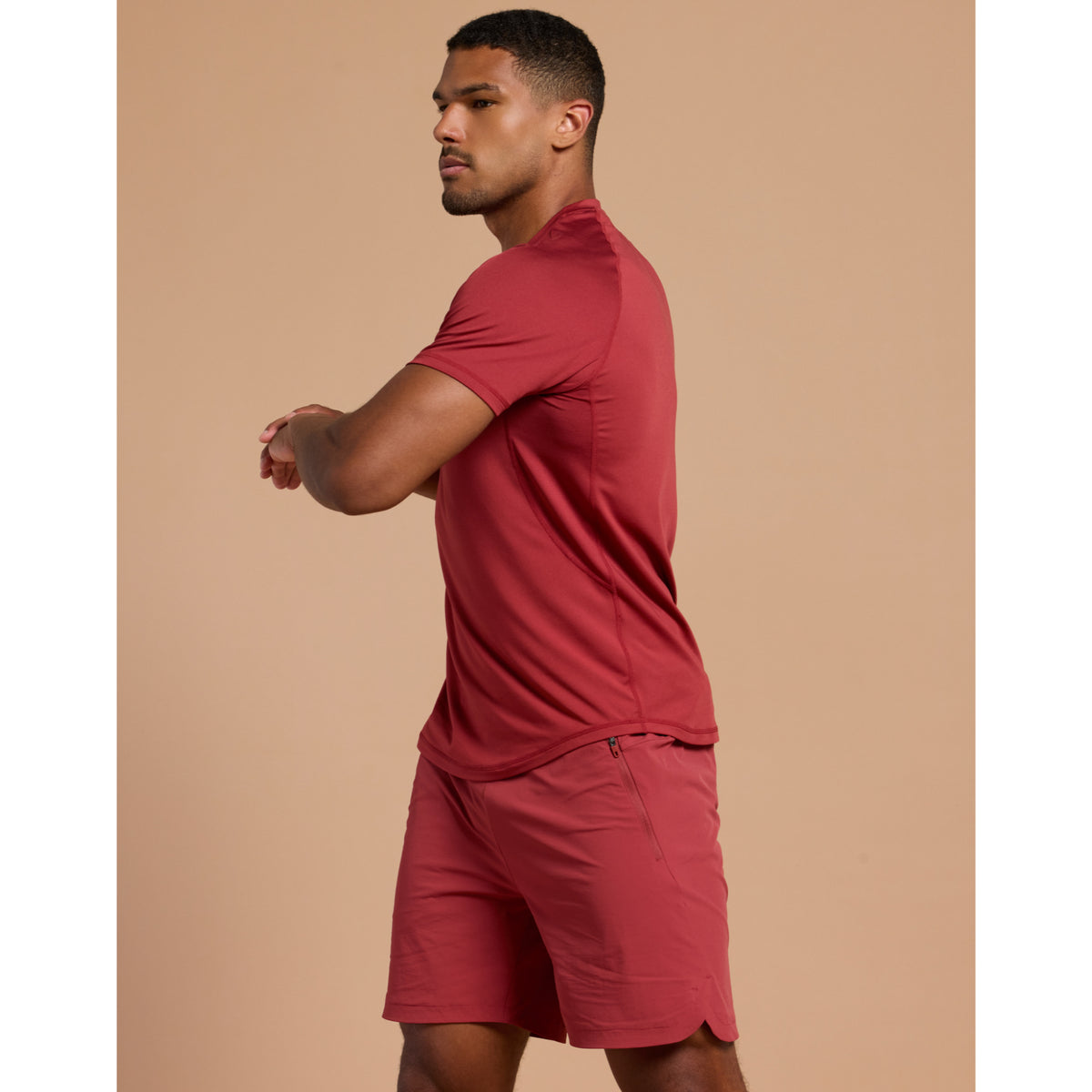Gym+Coffee Relentless Tee (Mens) - Rust