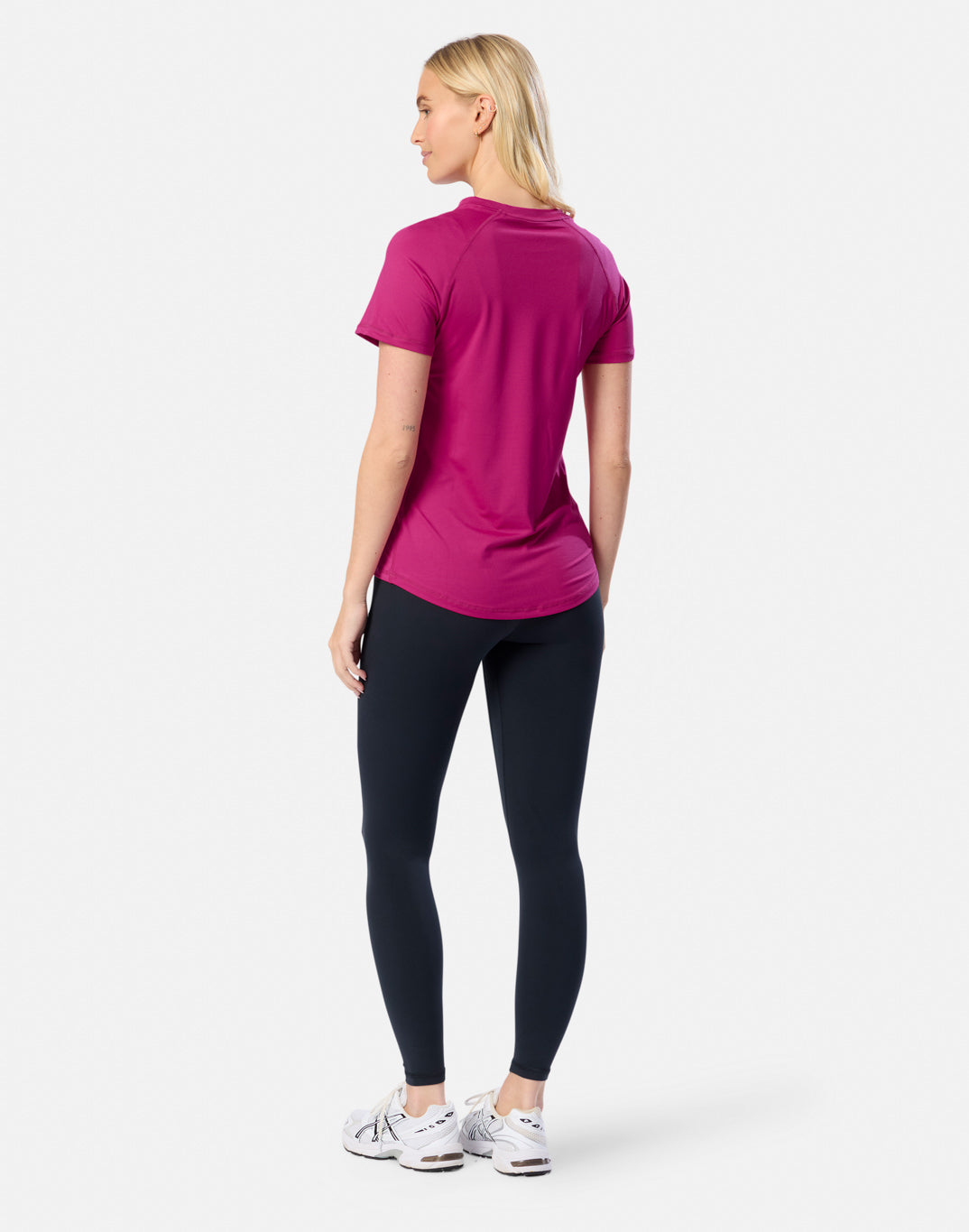 GymPlusCoffee Relentless Tee (Ladies) - Sunrise Pink