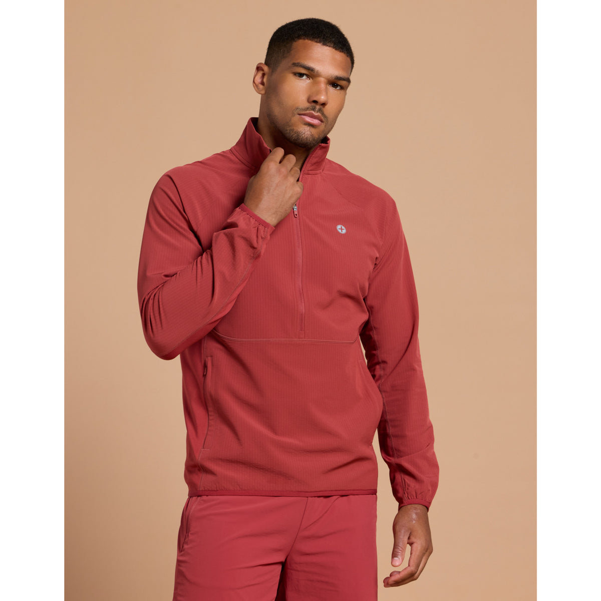 Gym+Coffee Relentless Train Midlayer (Mens) - Rust