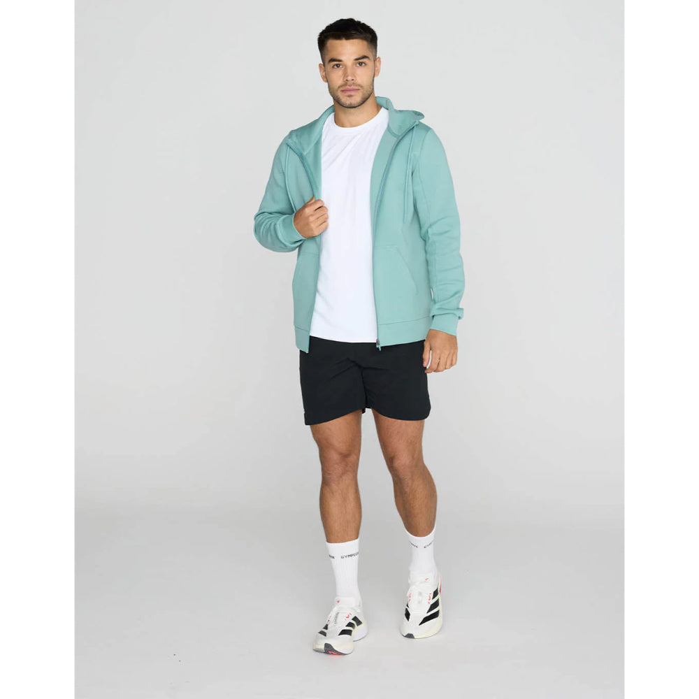 Gym+Coffee Relentless Zip Hoodie (Mens) - Fresh Green