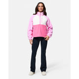 Gym+Coffee Snap Polar Fleece (Ladies) - Cotton Candy