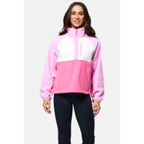 Gym+Coffee Snap Polar Fleece (Ladies) - Cotton Candy