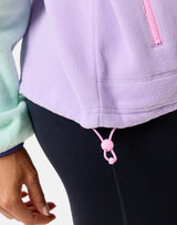 Gym+Coffee Snap Polar Fleece (Ladies) - Lilac