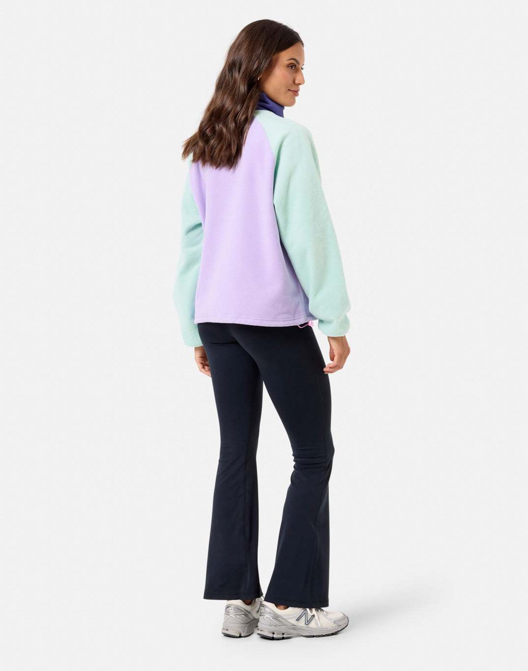 Gym+Coffee Snap Polar Fleece (Ladies) - Lilac