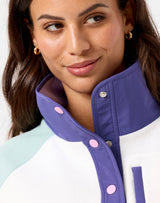 Gym+Coffee Snap Polar Fleece (Ladies) - Lilac