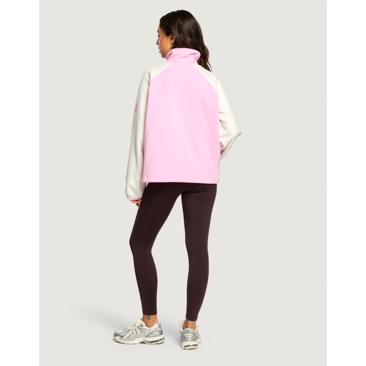 Gym+Coffee Snap Polar Fleece (Ladies) - Pink Blossom