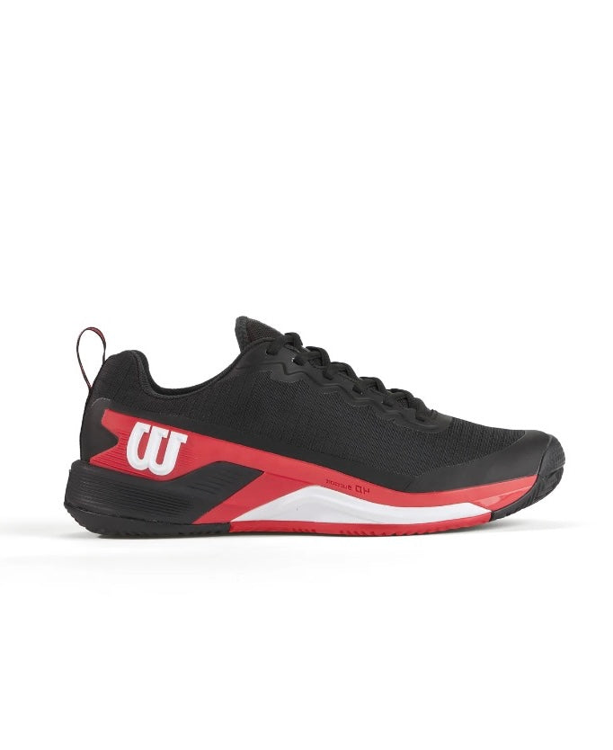 Wilson Rush Pro 4.5 Clay Court Tennis Shoes (Mens) - Black / Infared / White