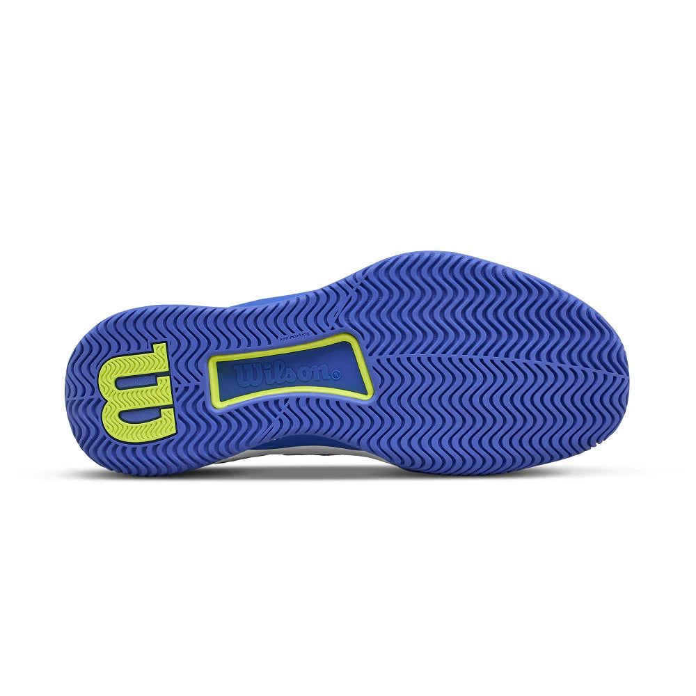 Wilson Intrigue Tour All Court Tennis Shoes (Ladies) - White - Amparo Blue - Yellow