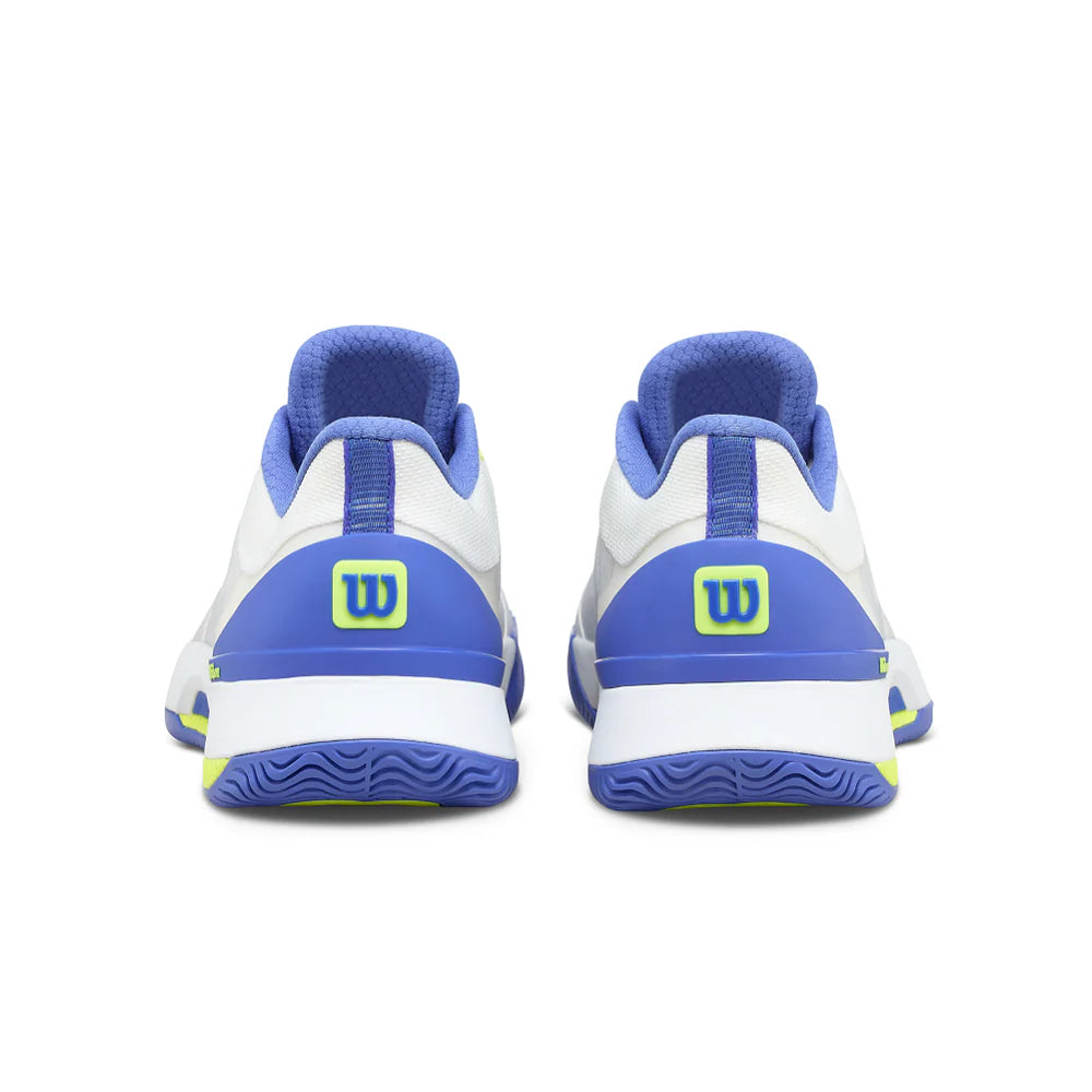Wilson Intrigue Tour All Court Tennis Shoes (Ladies) - White - Amparo Blue - Yellow