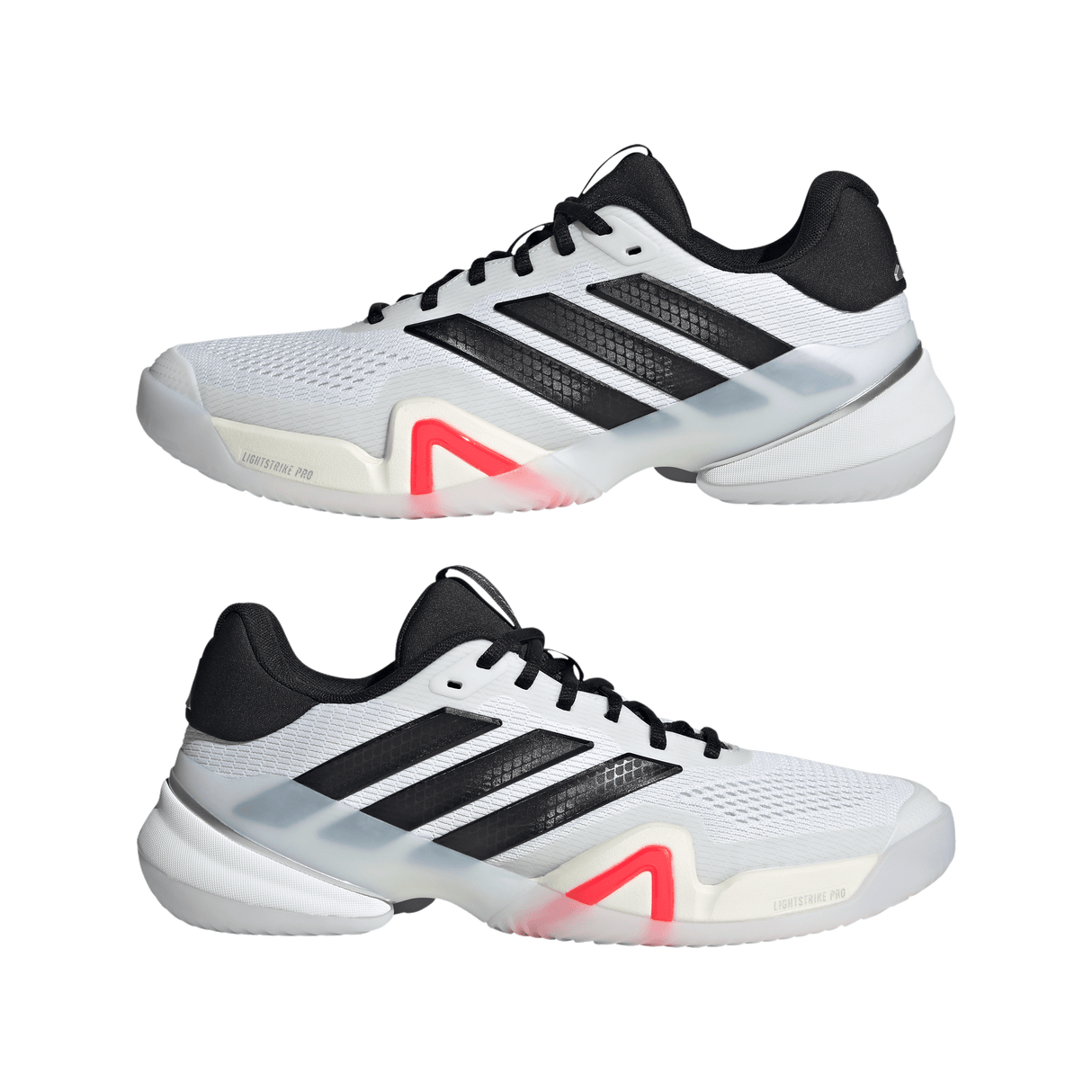 Adidas Barricade 14 Wide Fit Tennis Shoes (Mens) - White