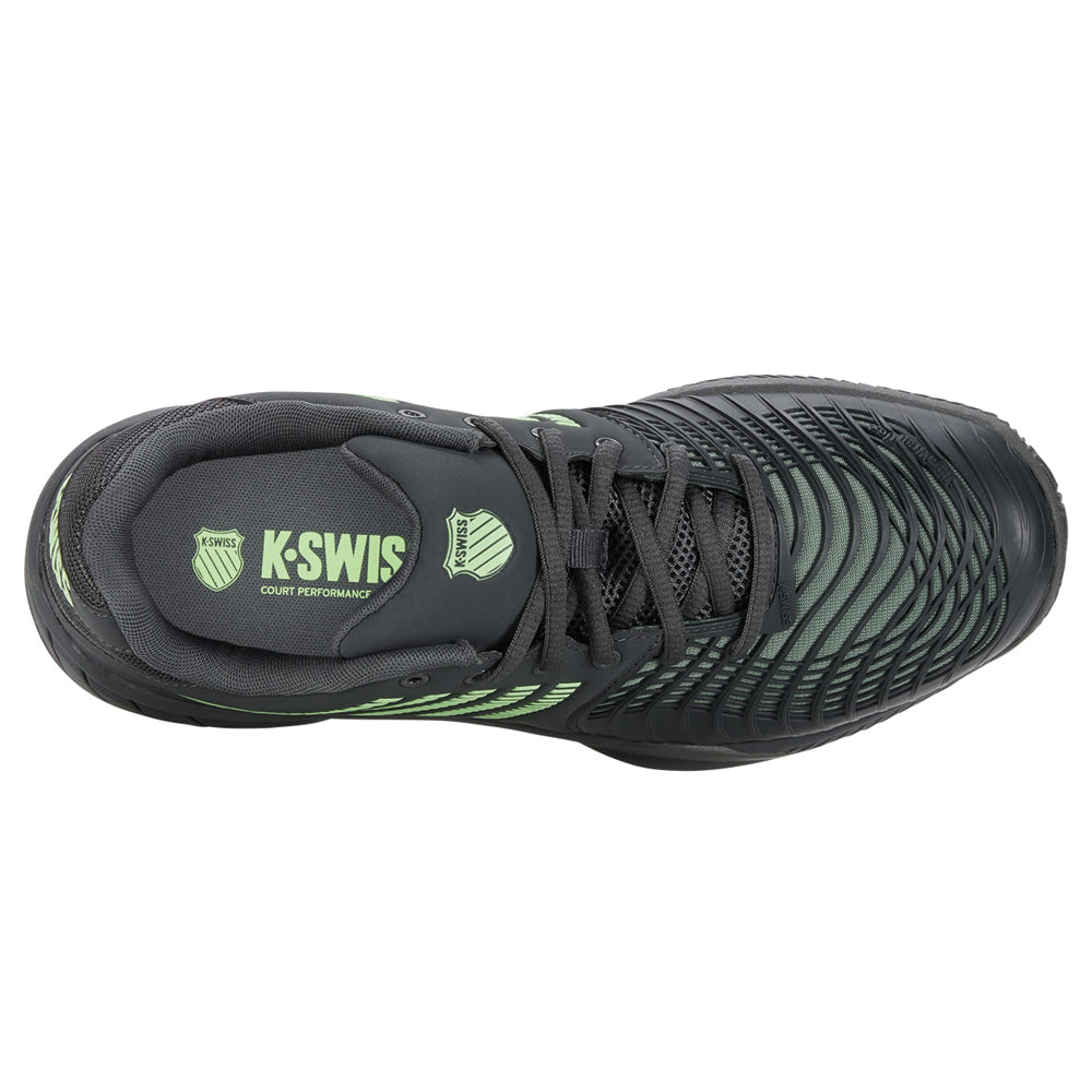 K-Swiss Express Light 3 HB Tennis Shoes (Mens) - Urban Chic/Sea Spray/Soft Neon Green