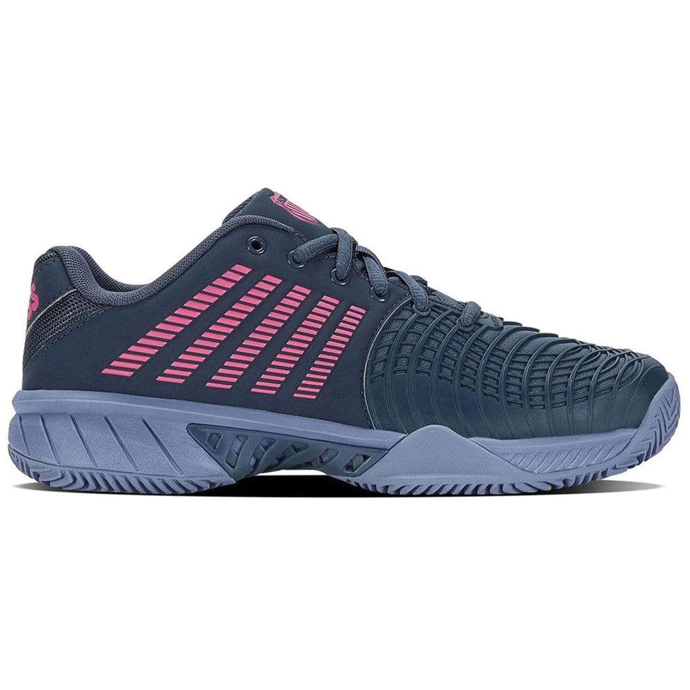 K-Swiss Express Light 3 HB Tennis Shoes (Ladies) - Orion Blue/Infinity/Rose