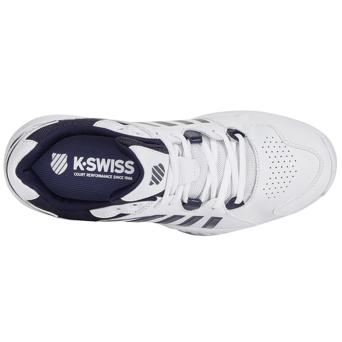 K-Swiss Receiver V Carpet (Mens) - White/Peacoat/Silver