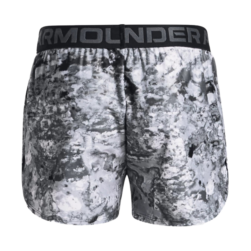 Under Armour Play Up Printed Shorts (Girls) - Pitch Gray