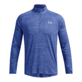 Under Armour Tech Textured ½ Zip (Mens) - Tech Blue