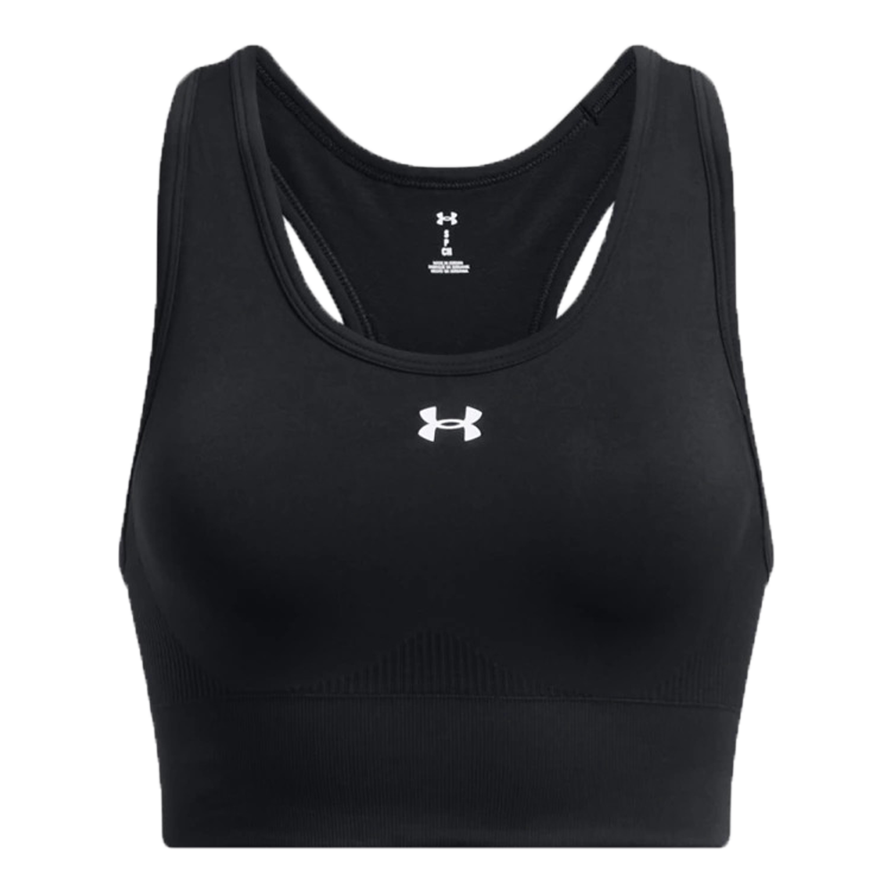 Under Armour Vanish Seamless Mid Sports Bra (Ladies) - Black