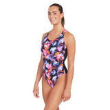 Swimming Costume Zoggs Actionback Women - Sea Flower