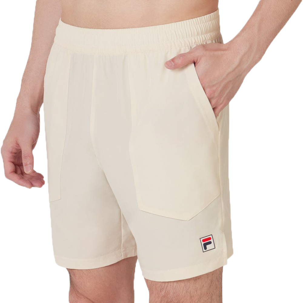 Fila Tennis Woven Court Short (Mens) Whitecap Grey