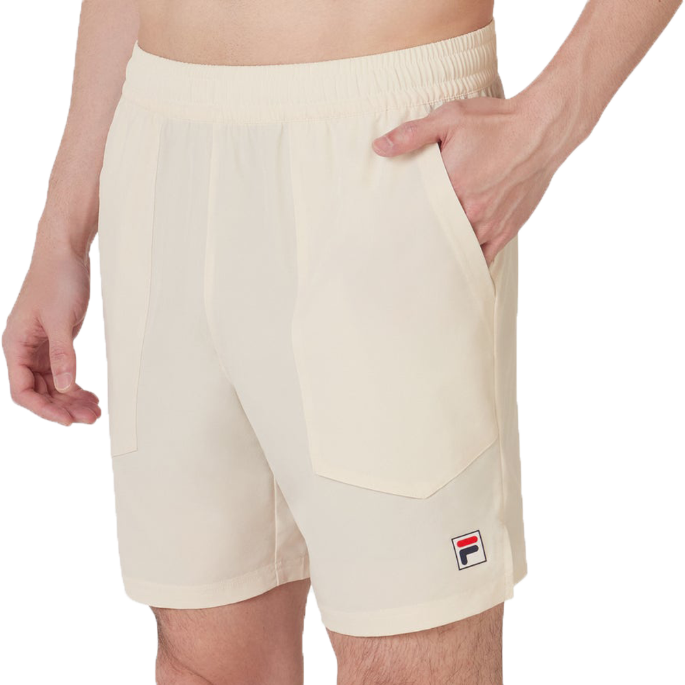 Fila Tennis Woven Court Short (Mens) - Whitecap Grey