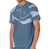 Fila Tennis Essentials Top (Mens) - Elemental Blue/Celestial Blue