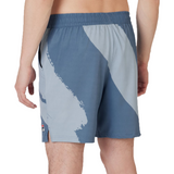 Fila Tennis Essentials Printed Short (Mens) - Elemental Blue/Celestial Blue