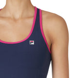 Fila Pro Tennis Heritage Tennis Racerback Top (Ladies) - Navy/Pink