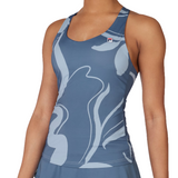 Fila Tennis Essential Racerback Top (Ladies) - Elemental Blue/Celestial Blue