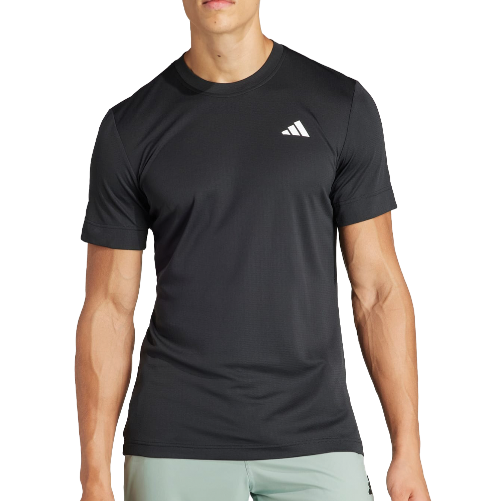 Adidas Tennis Freelift T Shirt Mens Black