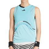 adidas HEAT.RDY Match Tennis Tank Top (Ladies) - Lucid Cyan