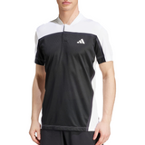 Adidas HEAD.RDY Pro Freelift Henley Paris Tennis Polo Shirt (Mens) - Black/White