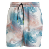 adidas Printed Aeroready Pro Tennis Shorts (Mens) - White/Arctic Fusion/Wonder Clay