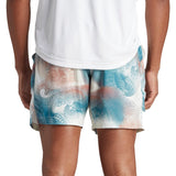 adidas Printed Aeroready Pro Tennis Shorts (Mens) - White/Arctic Fusion/Wonder Clay