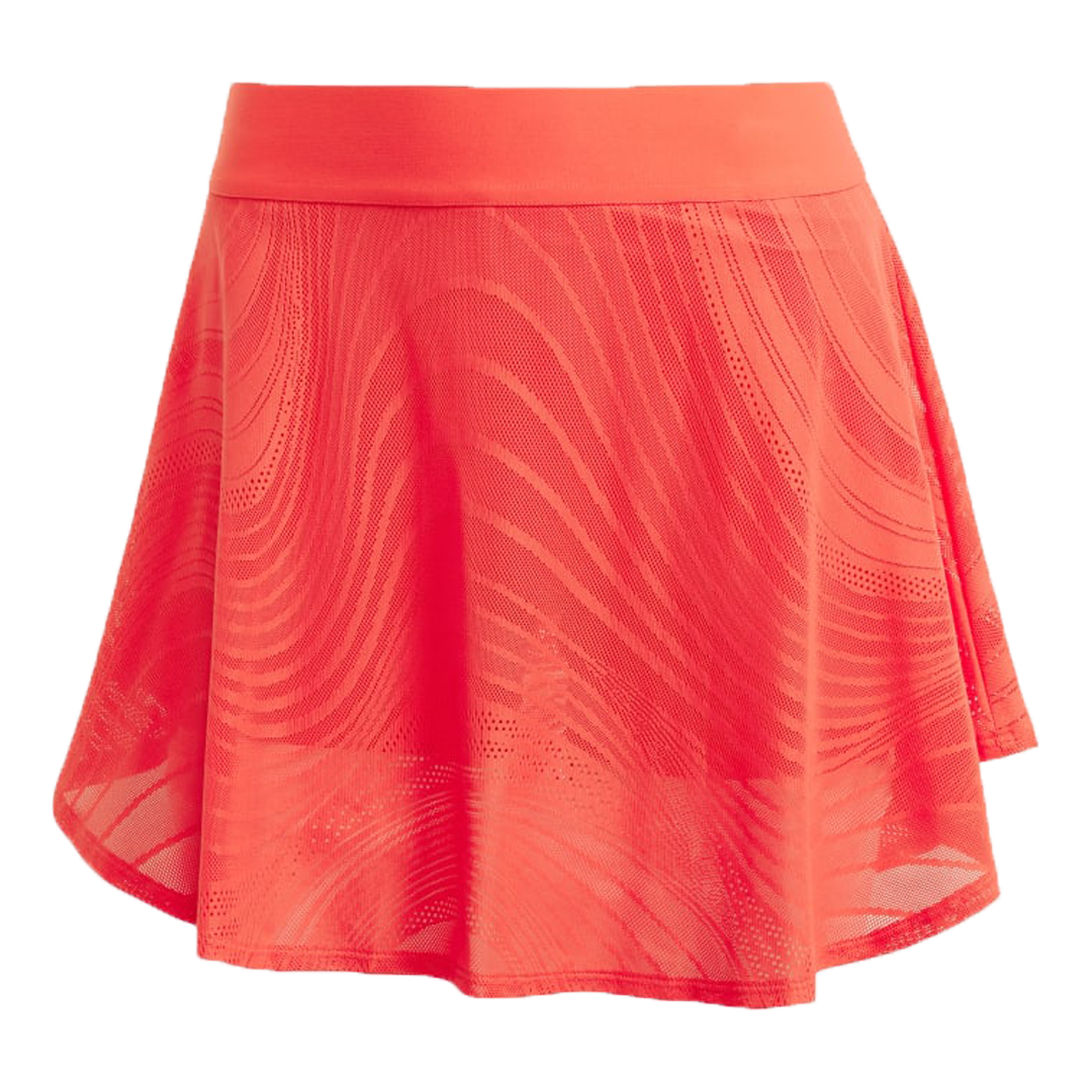 Adidas Tennis Pro Climacool+ Print Skirt - Semi Lucid Red