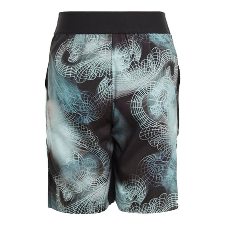 Adidas Tennis Pro Shorts (Boys) - Black/Semi Flash Aqua/Dash Grey