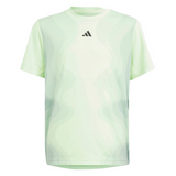 Adidas Melbourne Pro Tennis T-Shirt (Boys) - Semi Green Spark