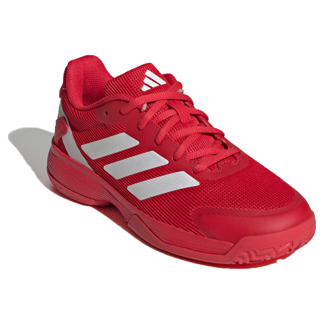 Adidas Ubersonic Junior Tennis Shoes - Lucid Red/Zero Metalic/Lucid Red