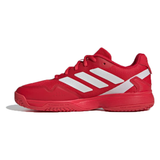 Adidas Ubersonic Junior Tennis Shoes - Lucid Red/Zero Metalic/Lucid Red