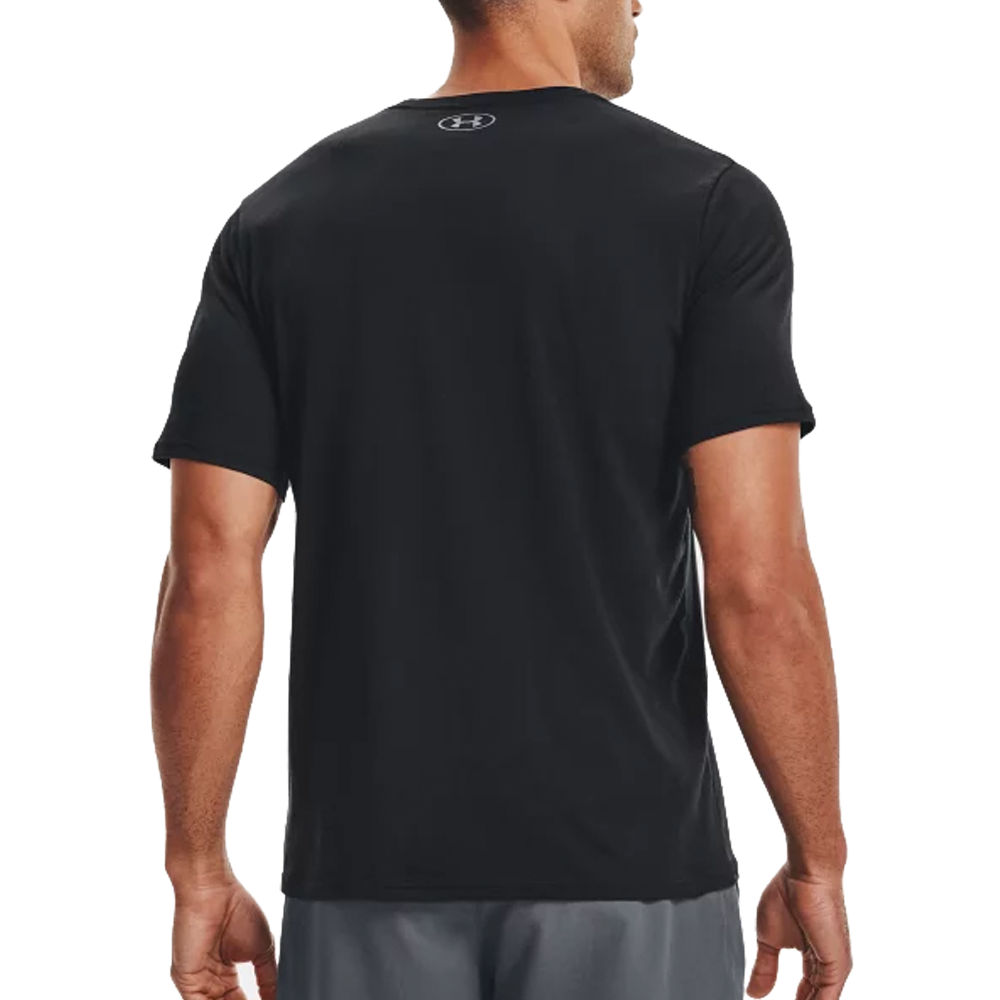 Under Armour Sportstyle Left Chest Short Sleeve (Mens) - Black