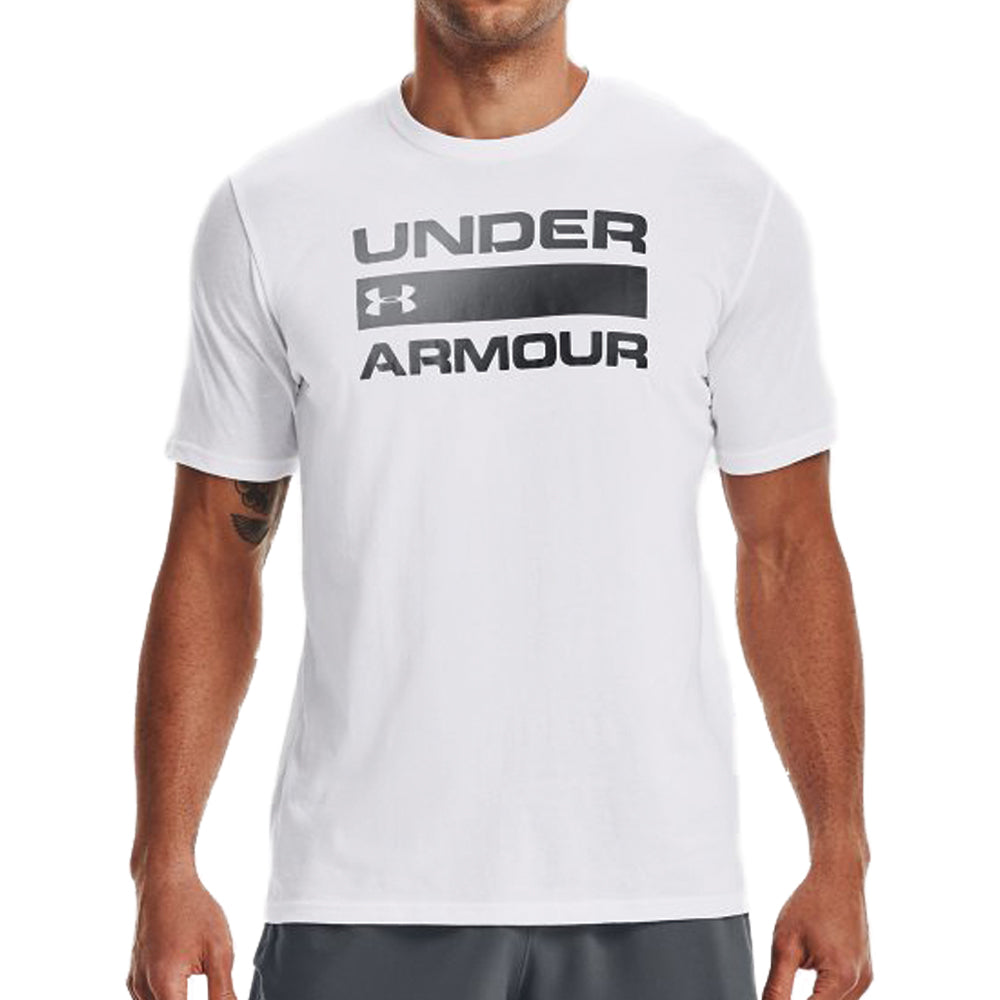 Under Armour Team Issue Wordmark Short Sleeve Tee (Mens) - White