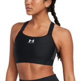 Under Armour HeatGear Armour High Sports Bra (Ladies) - Black