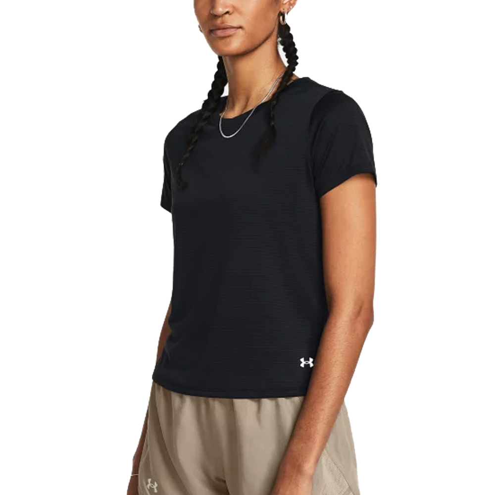 Under Armour Launch Short Sleeve Top (Ladies) - Black