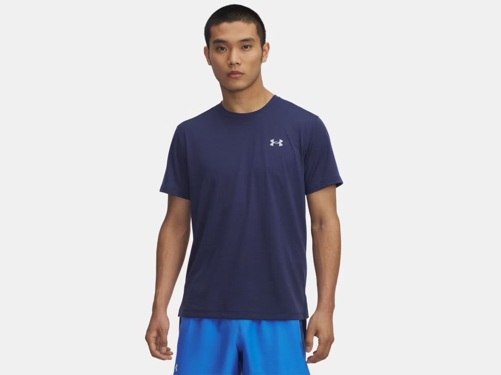 Under Armour Launch Short Sleeve (Men's) - Washed Navy / Reflective