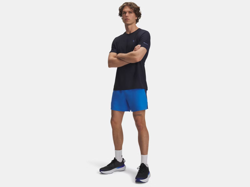 Under Armour Launch 5" Shorts (Men's) - Blue Atlantis / Washed Navy / Reflective